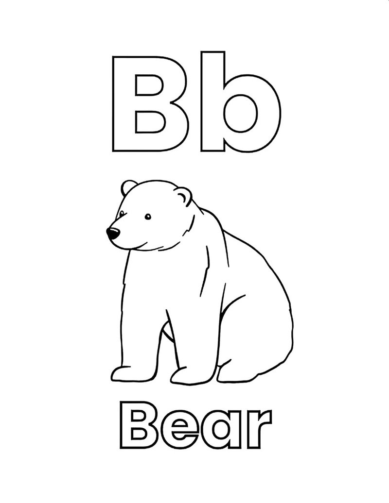 tô màu chữ cái 25