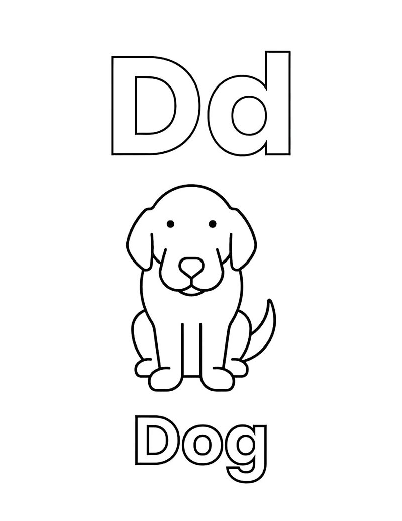 tô màu chữ cái 27