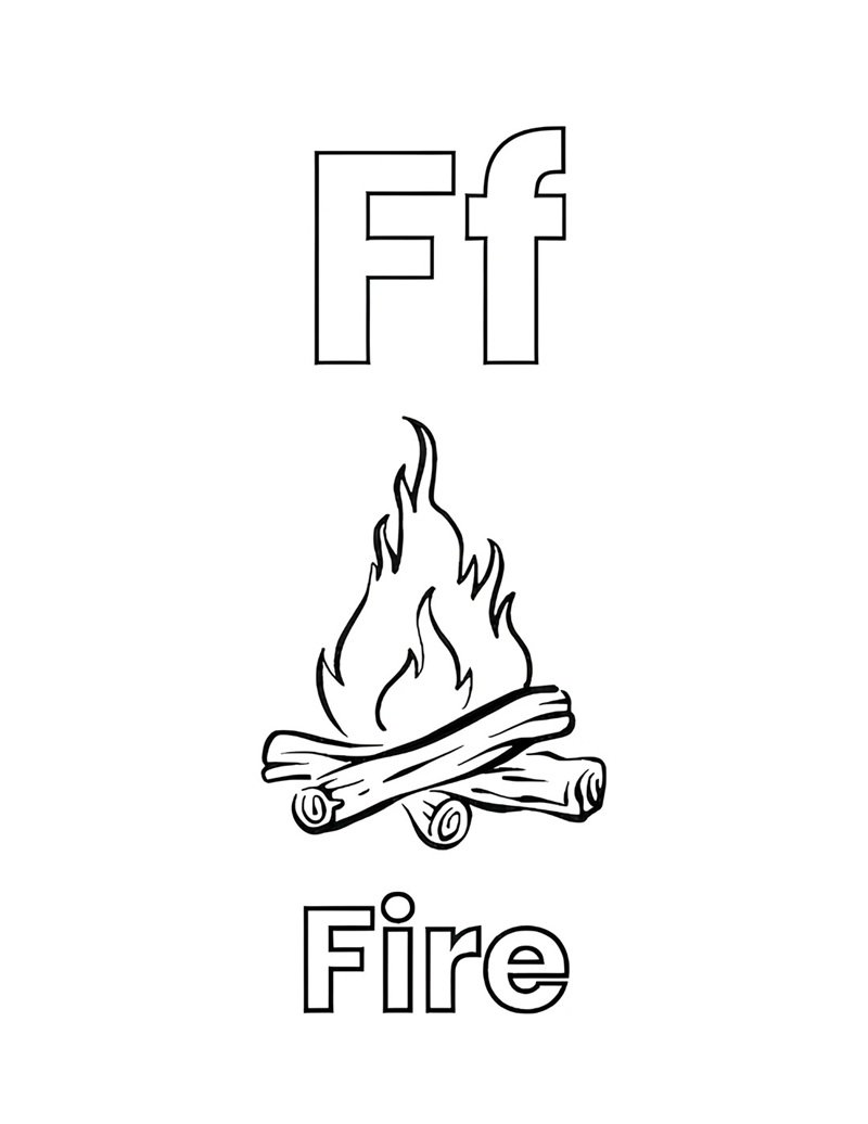 tô màu chữ cái 28