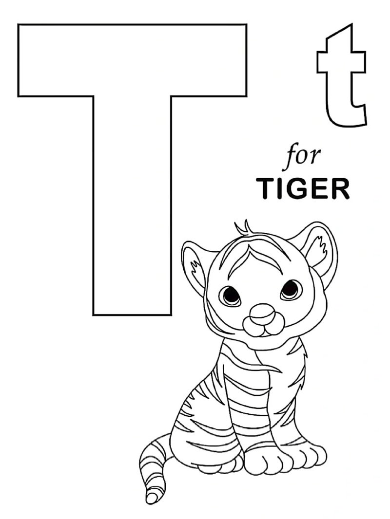 tô màu chữ cái 30