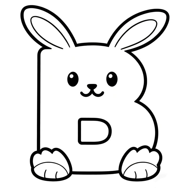 tô màu chữ cái 32