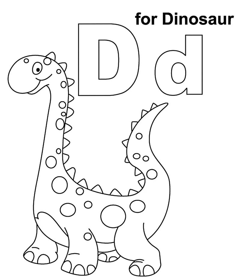 tô màu chữ cái 34