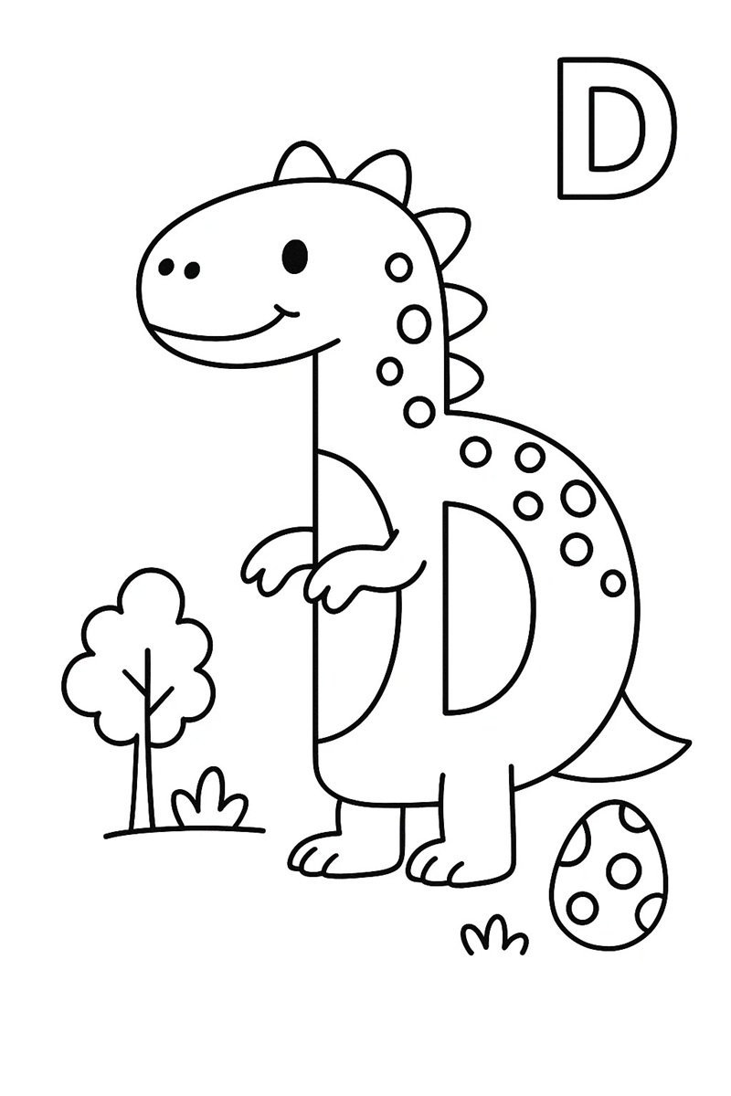 tô màu chữ cái 39