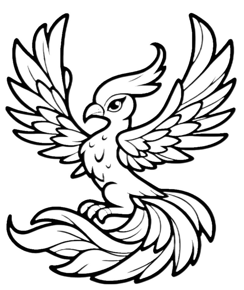 tô màu con chim 19