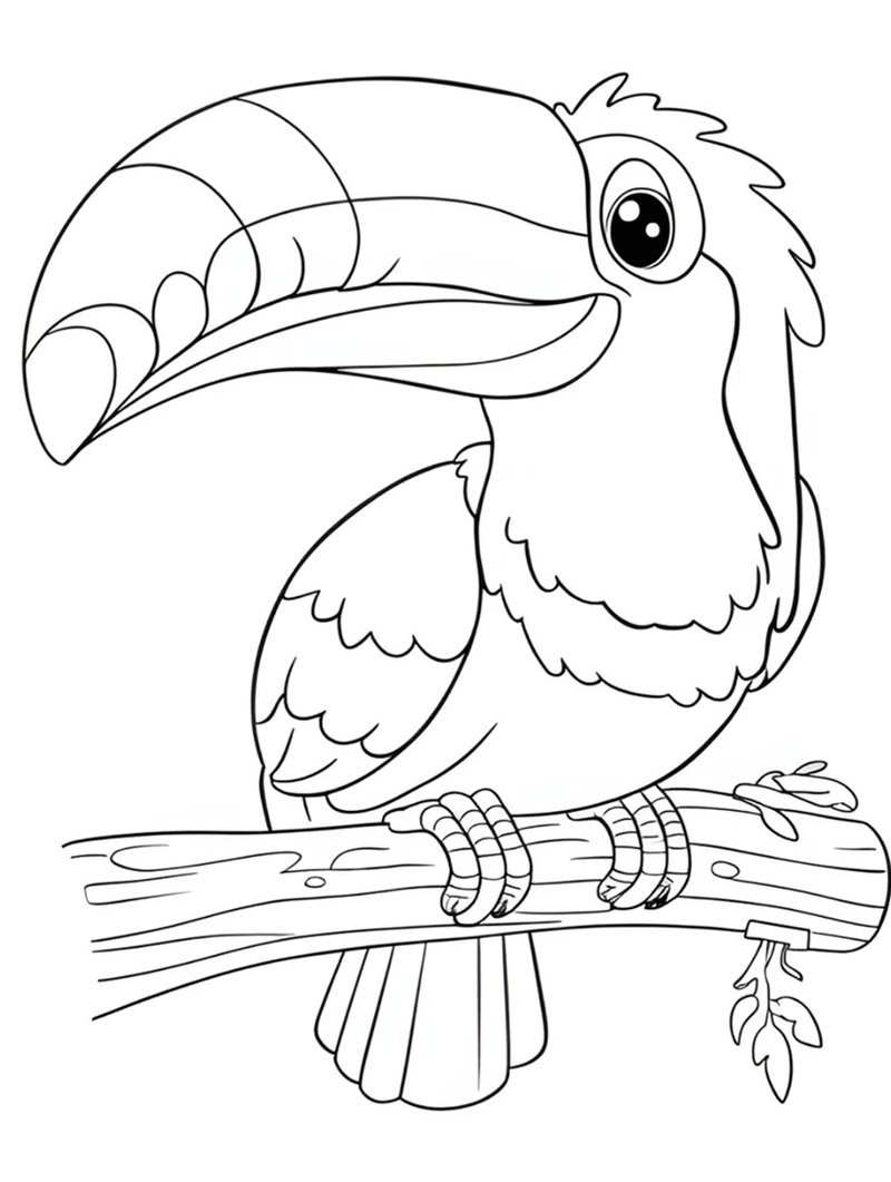 tô màu con chim 39