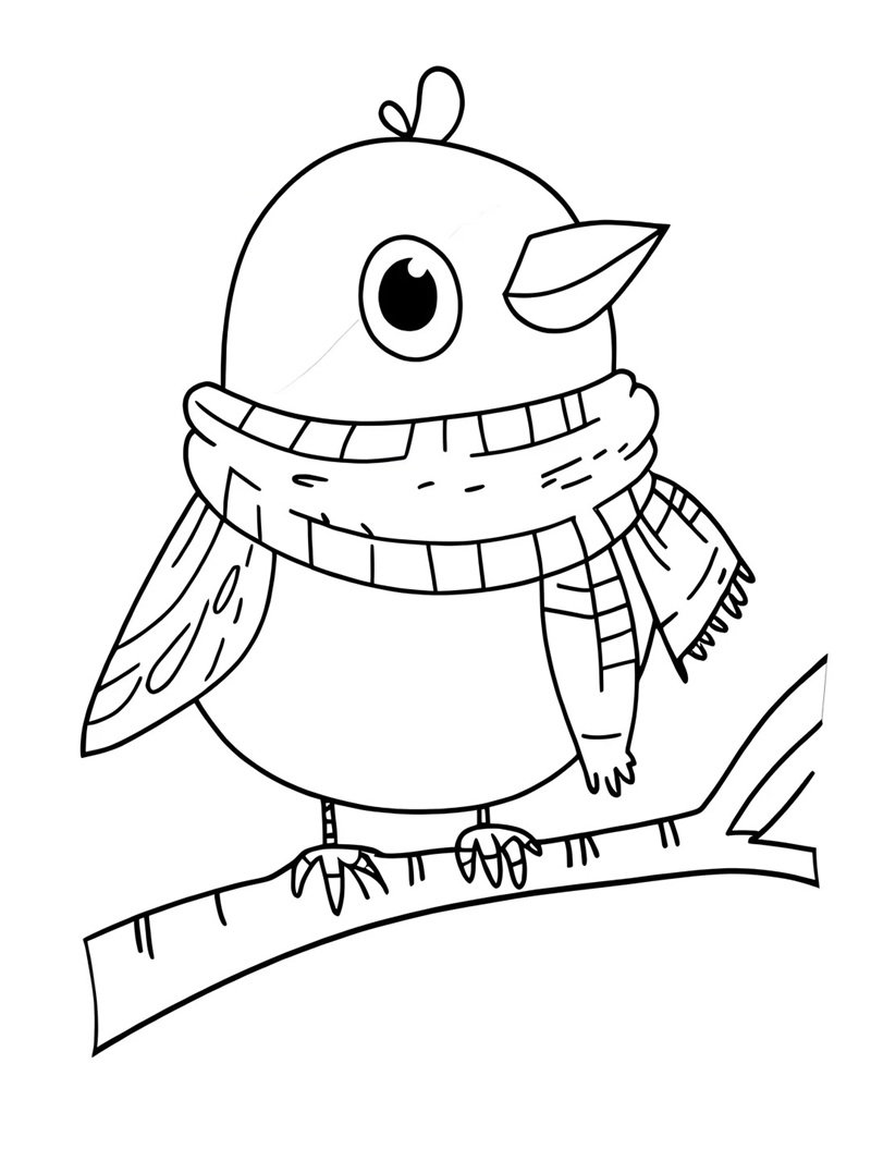 tô màu con chim 40