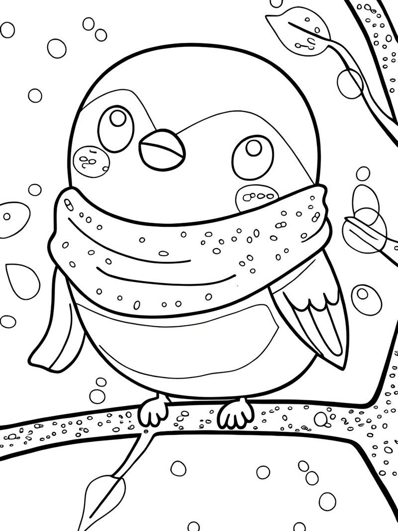 tô màu con chim 41