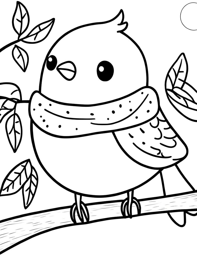 tô màu con chim 42