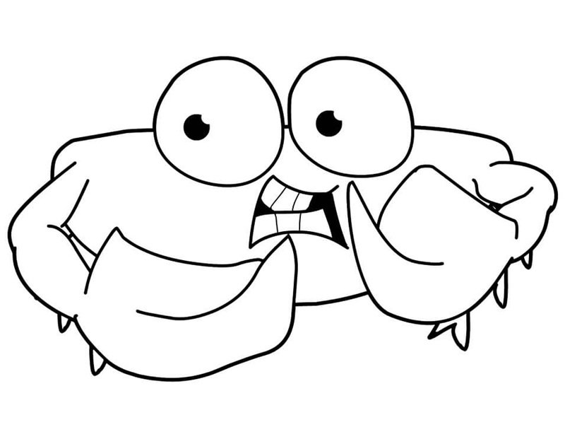 tô màu con cua 14