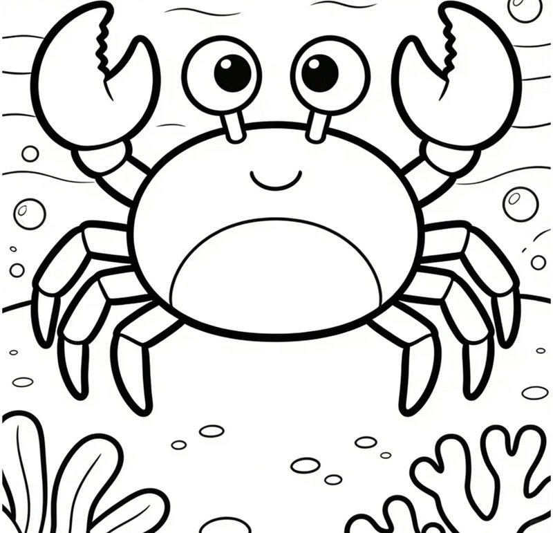 tô màu con cua 28