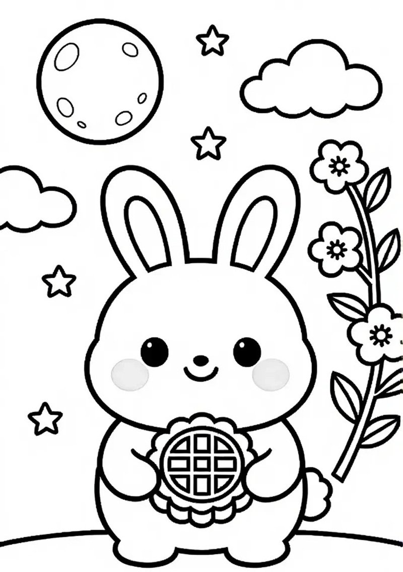 tô màu con thỏ 13