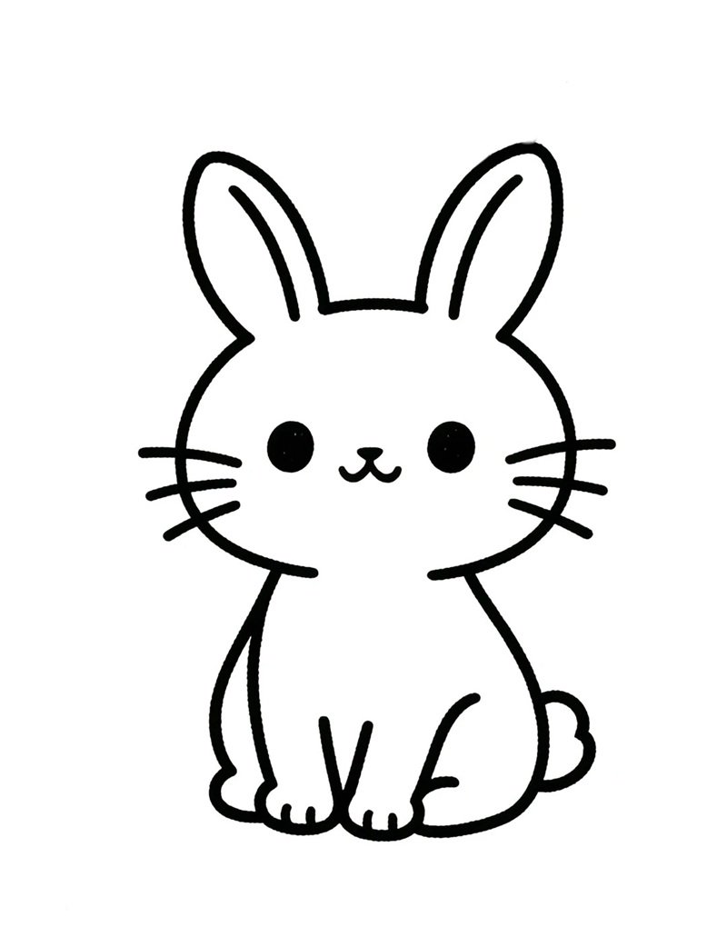tô màu con thỏ 25