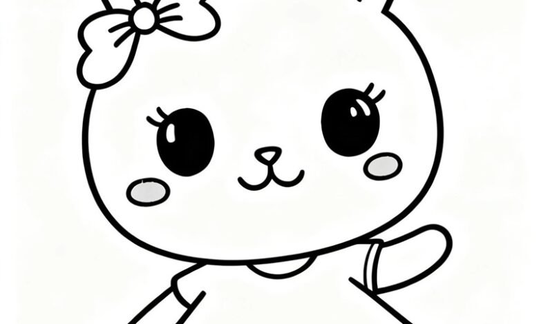 tô màu con thỏ 26