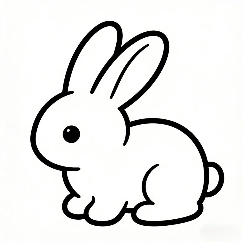 tô màu con thỏ 30