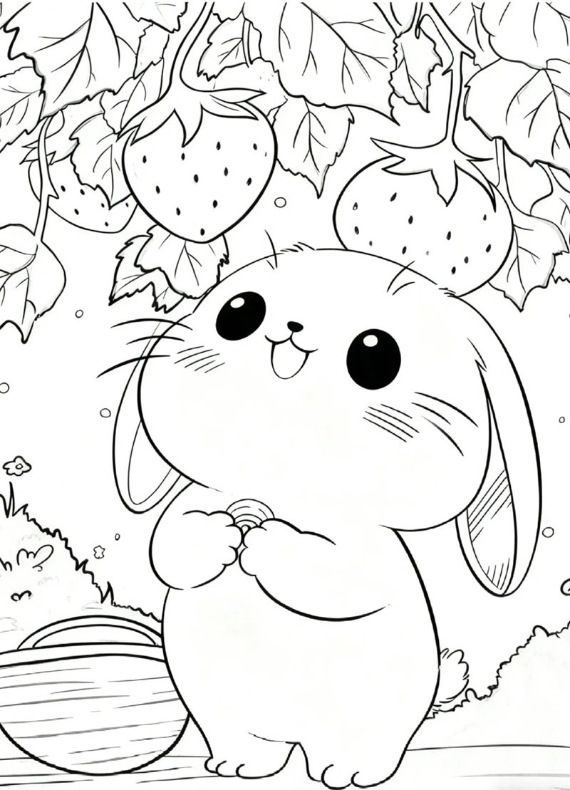 tô màu con thỏ 35