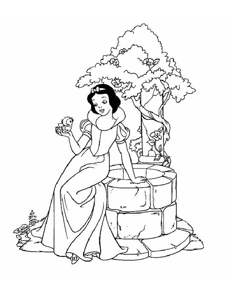 tô màu công chúa bạch tuyết 2