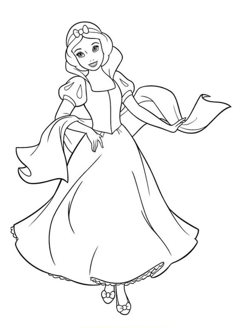 tô màu công chúa bạch tuyết 23