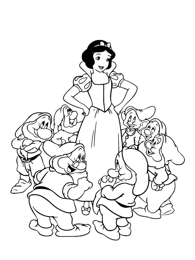 tô màu công chúa bạch tuyết 35