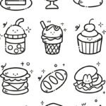 tô màu đồ ăn mini 24