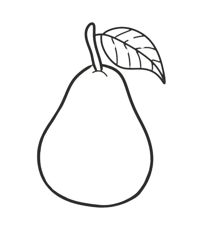 hình ảnh đơn giản để tô màu đồ ăn mini cho trẻ