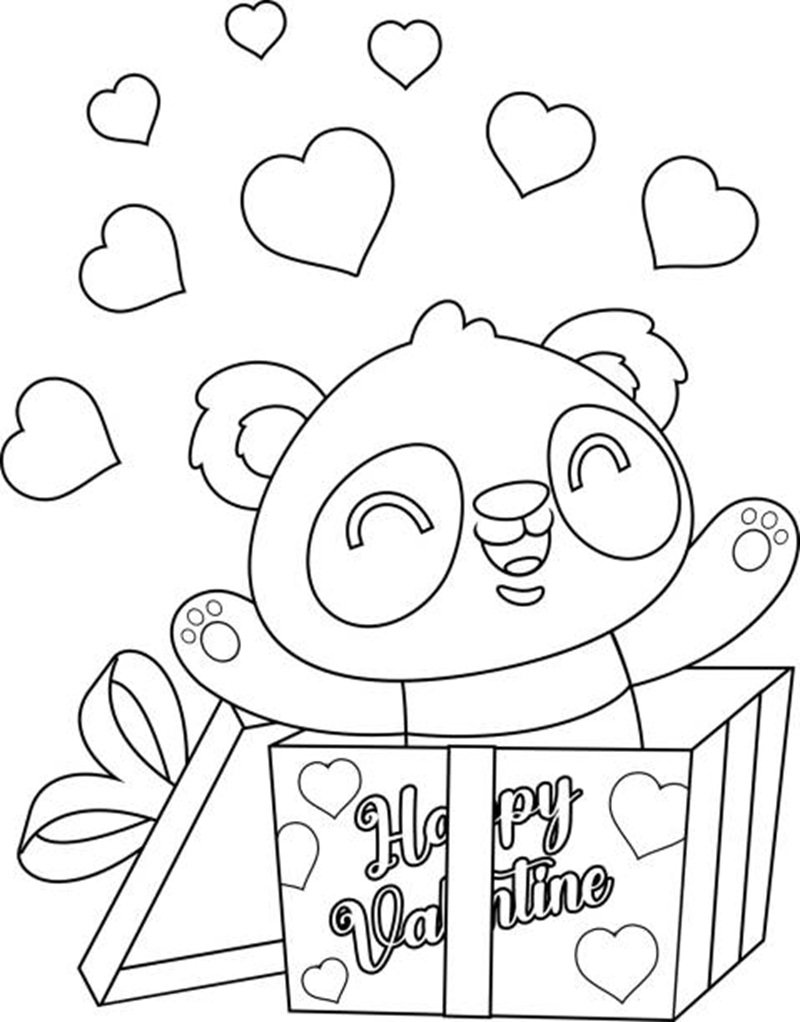 tô màu gấu trúc 12