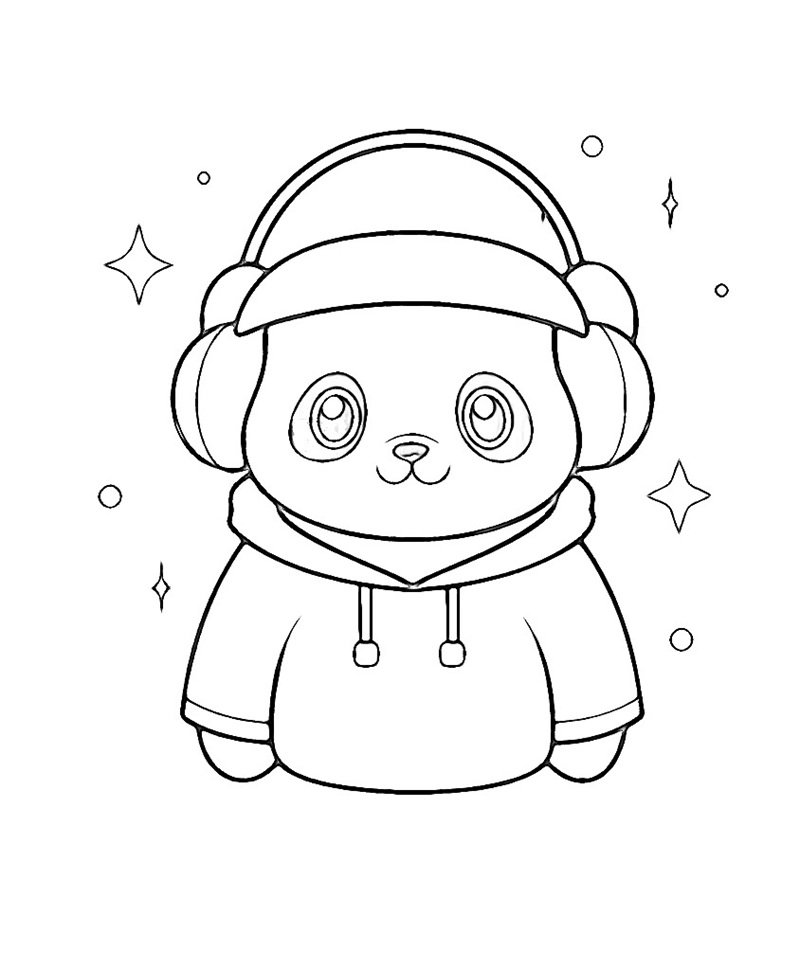 tô màu gấu trúc 30