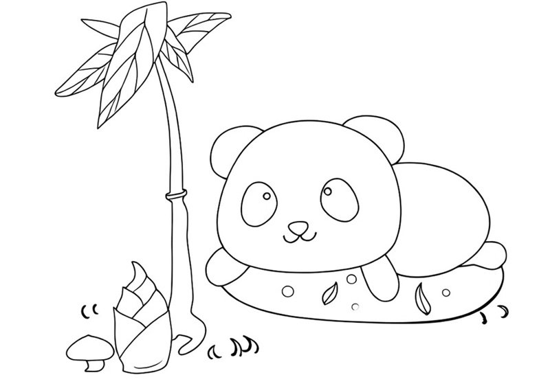 tô màu gấu trúc 36