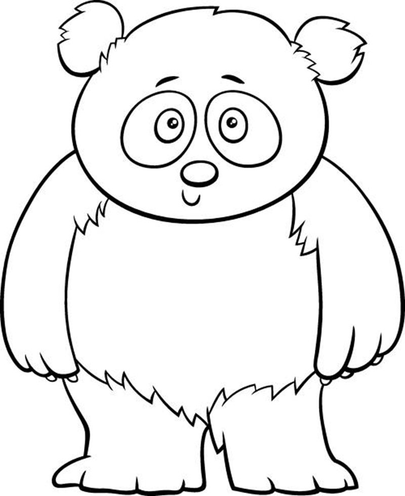 tô màu gấu trúc 4