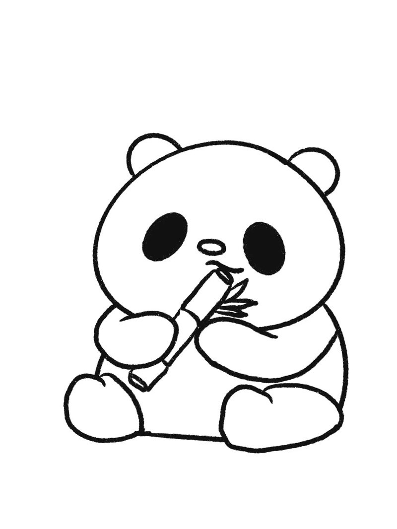 tô màu gấu trúc 41