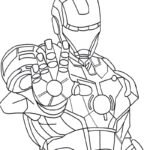 tô màu iron man 32