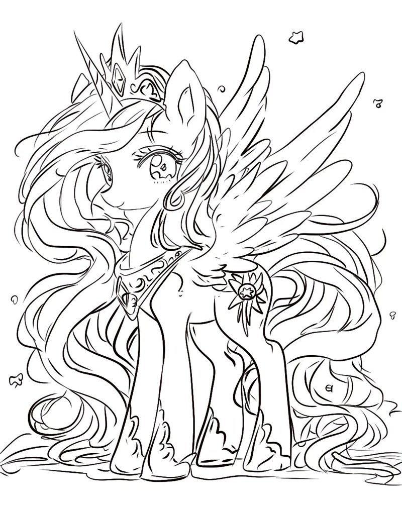 tô màu kỳ lân 1