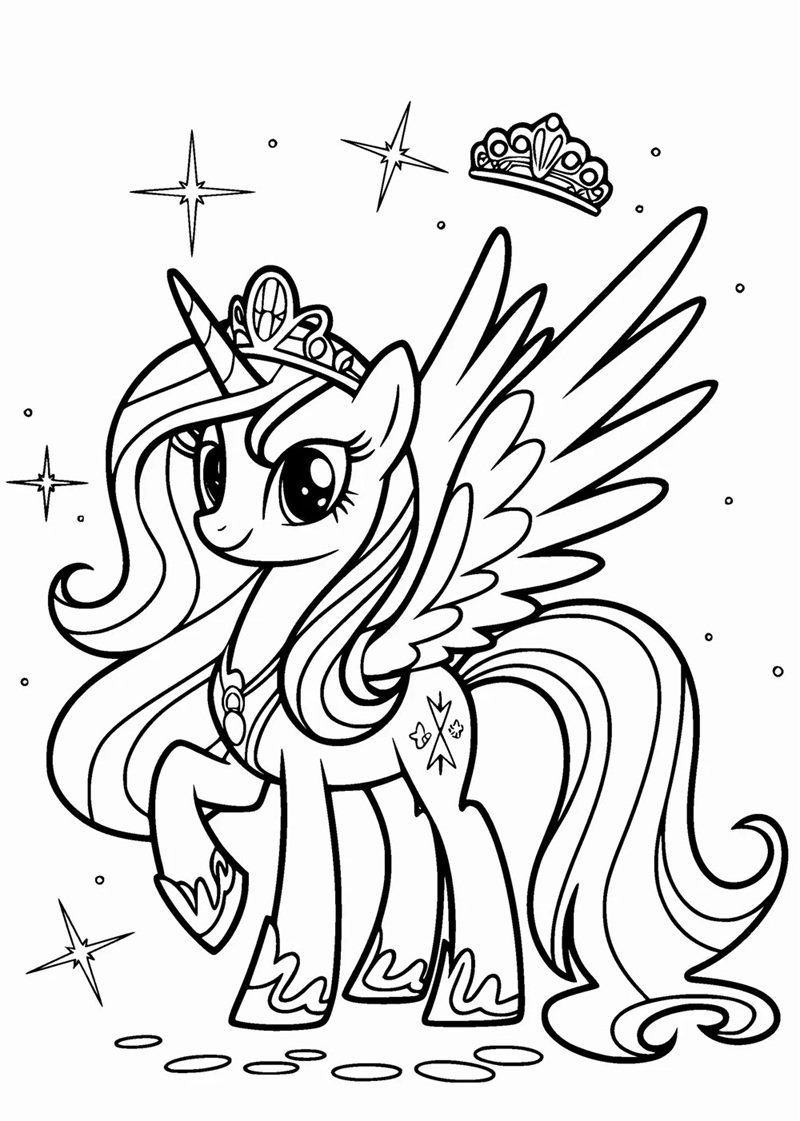 tô màu kỳ lân 14