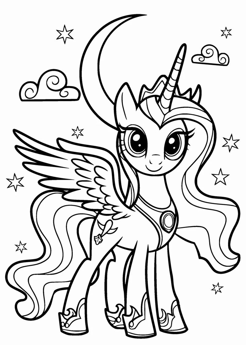 tô màu kỳ lân 15