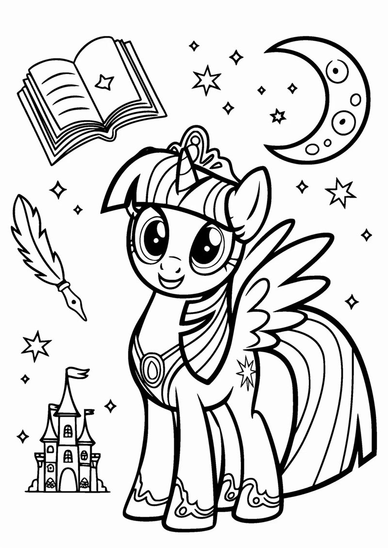 tô màu kỳ lân 18