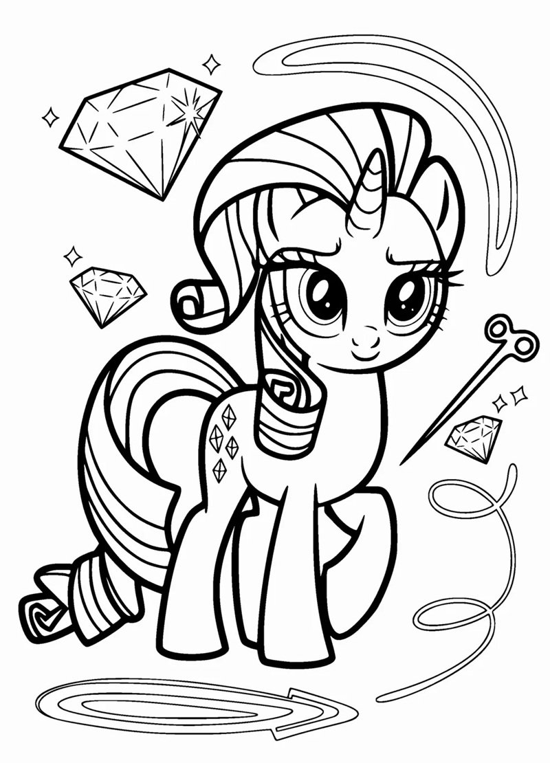 tô màu kỳ lân 19