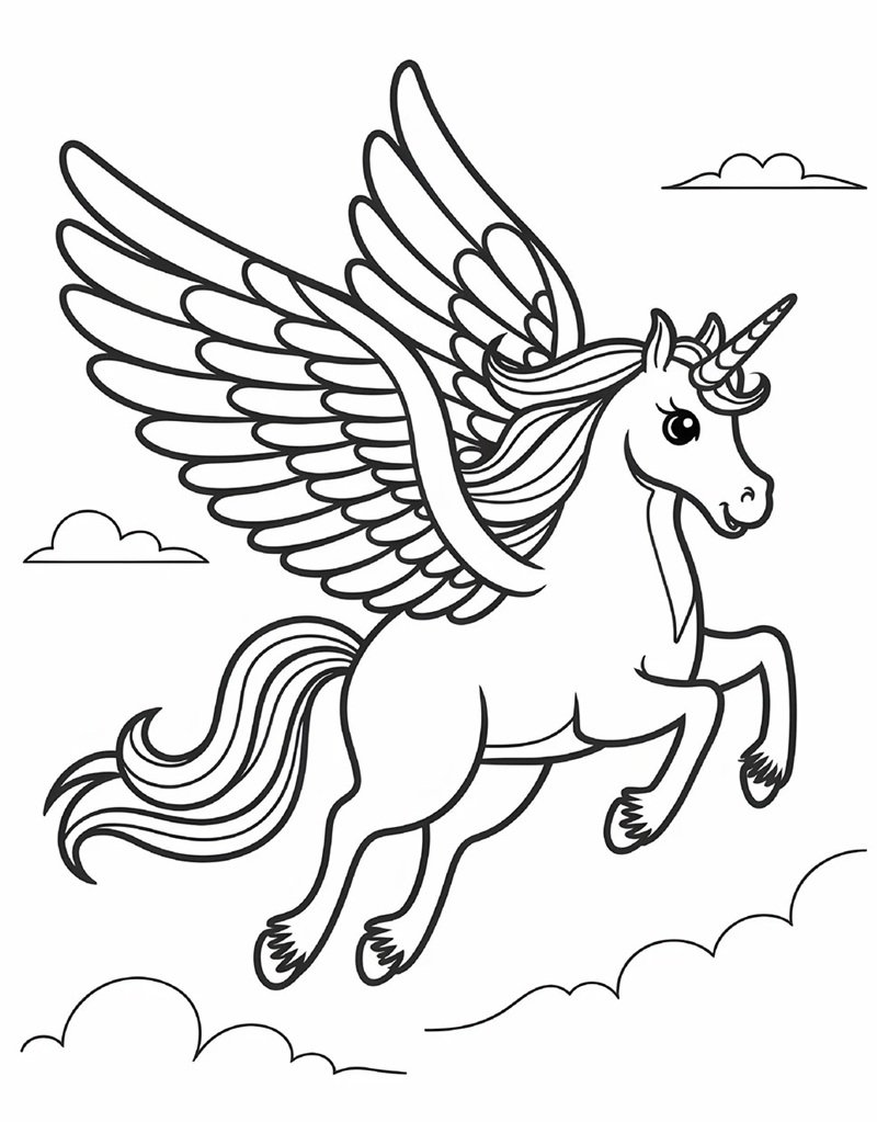 tô màu kỳ lân 28