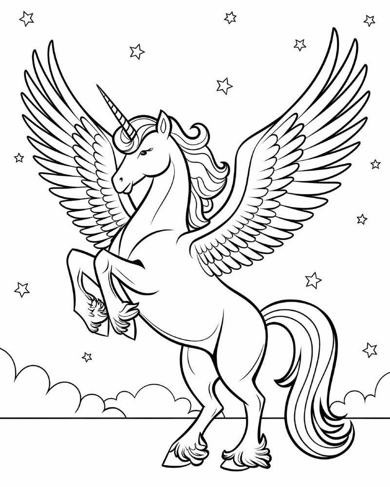 tô màu kỳ lân 31