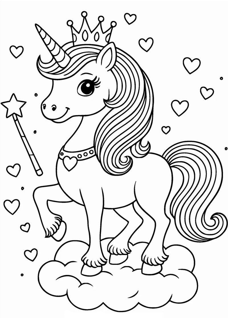 tô màu kỳ lân 33