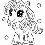 tô màu kỳ lân 34