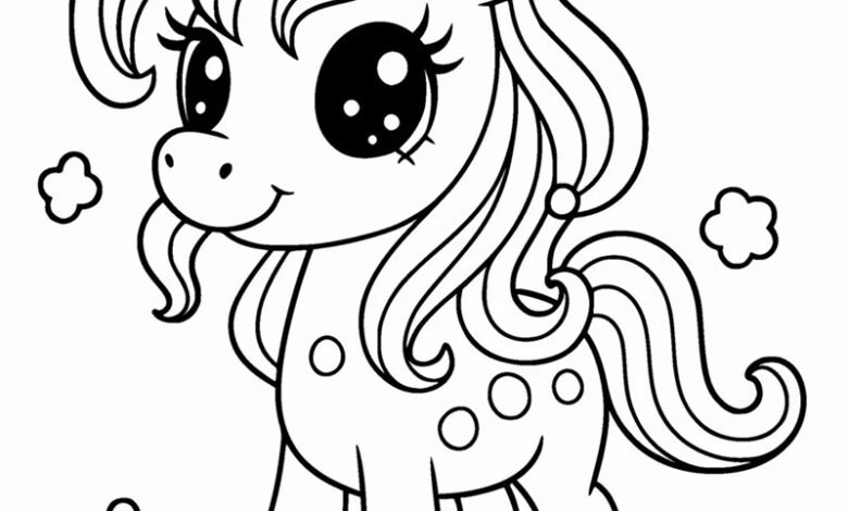 tô màu kỳ lân 34