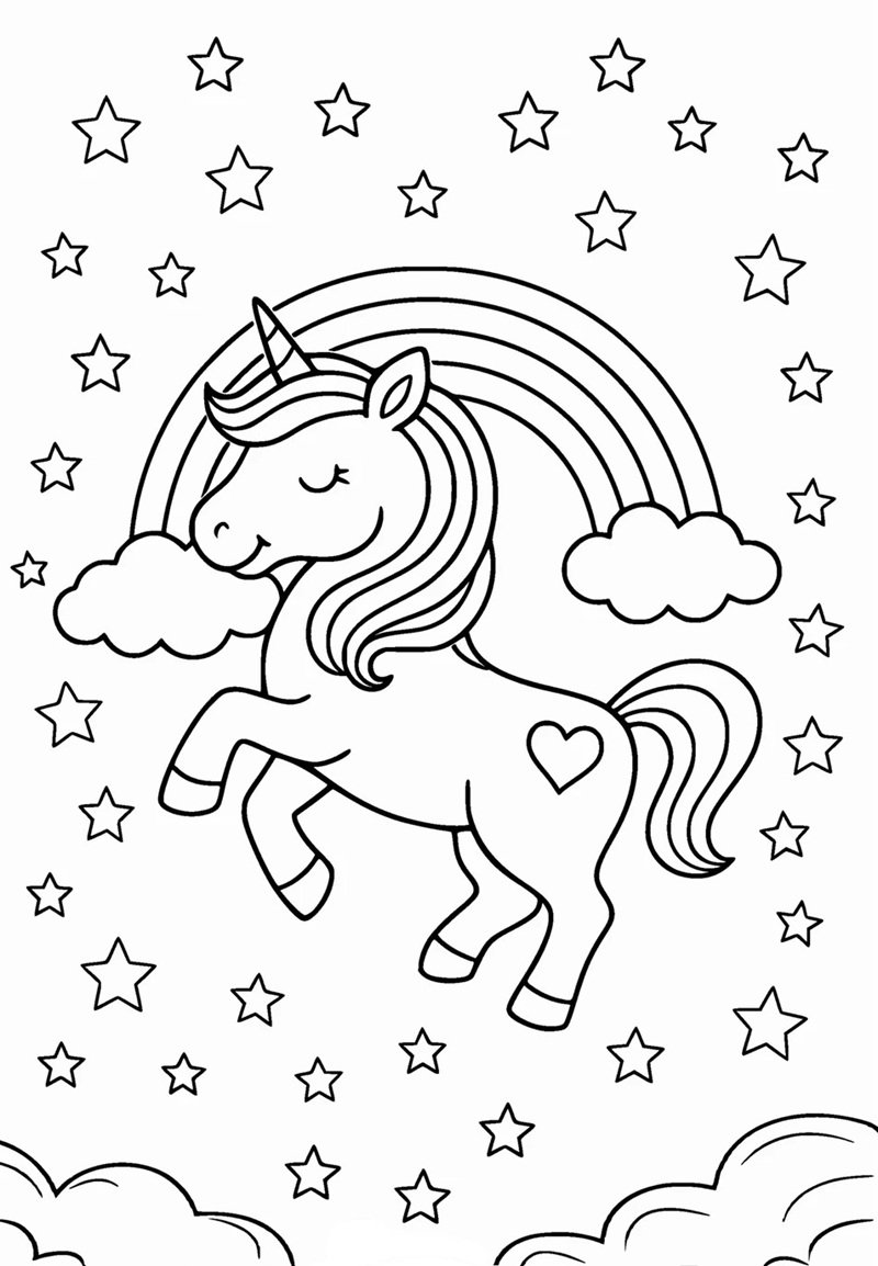 tô màu kỳ lân 35