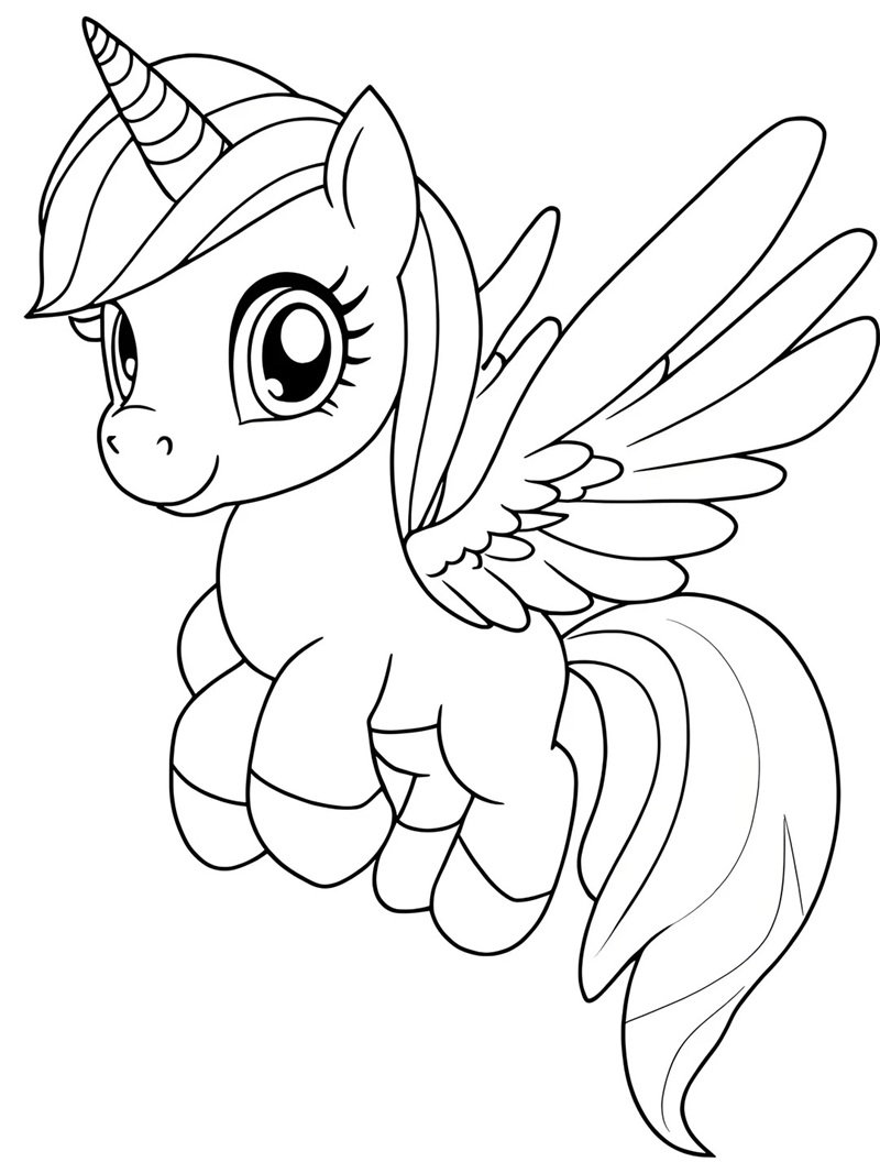 tô màu kỳ lân 39