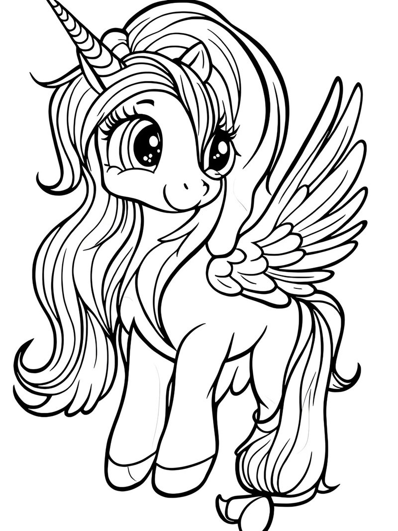 tô màu kỳ lân 41