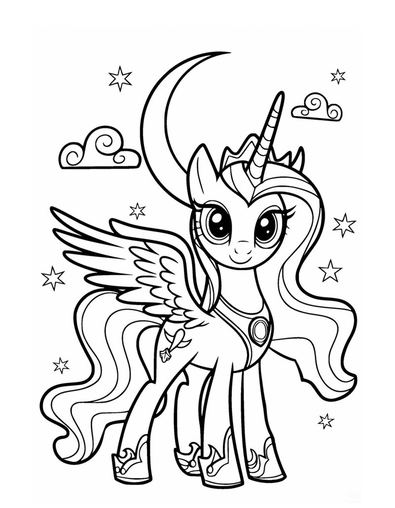 tô màu kỳ lân 7