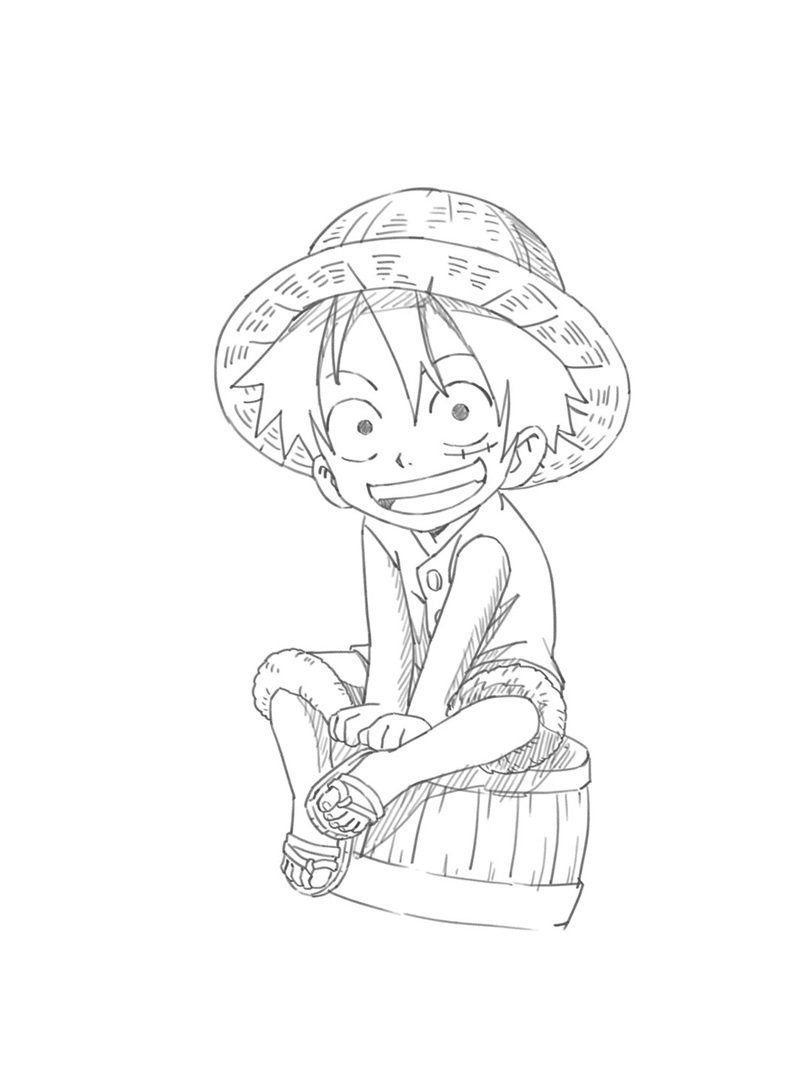 tô màu luffy 22
