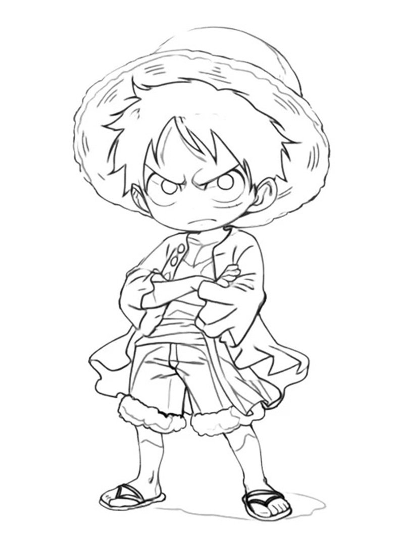 tô màu luffy 31