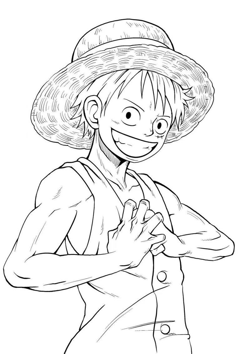 tô màu luffy 36