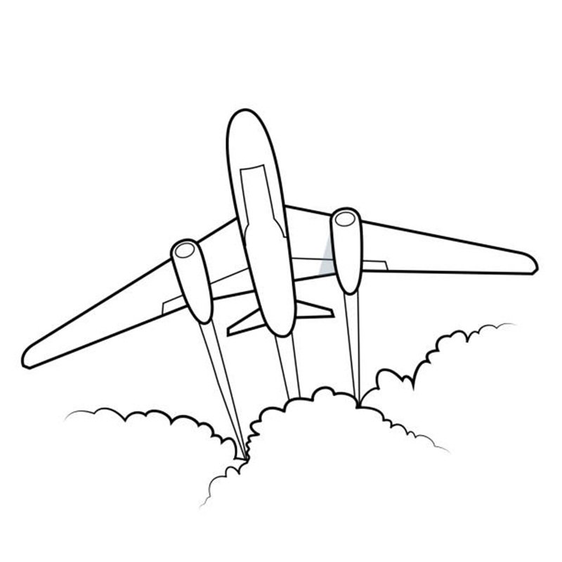 tô màu máy bay chiến đấu mạnh mẽ