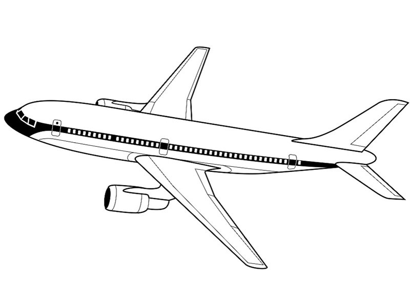 tô màu máy bay chiến đấu dành cho trẻ em