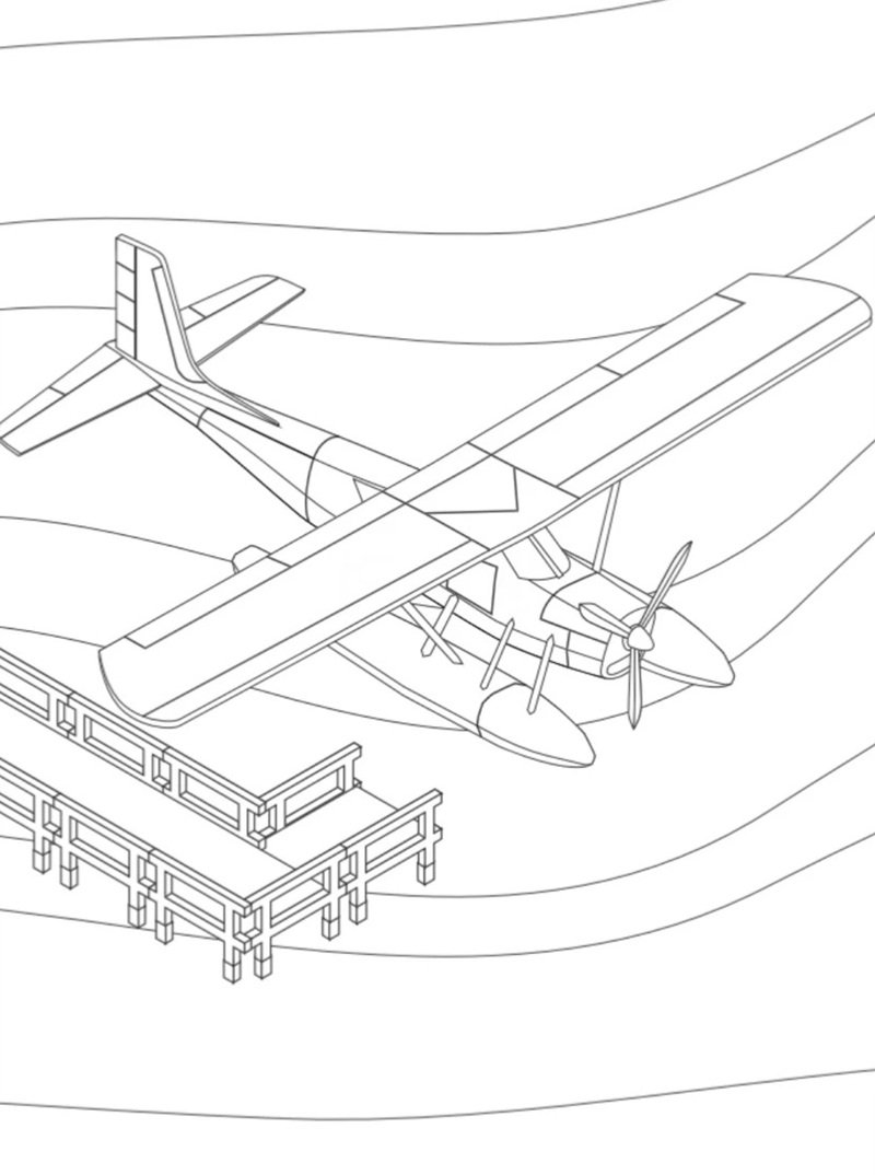 chiến cơ trên bầu trời tô màu máy bay chiến đấu